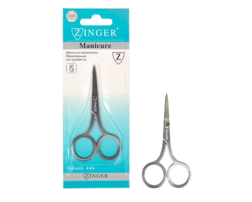Ножиці манікюрні "Zingko Manicure" сталь, прямі 9,5 см X1-15