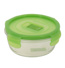 P4575 Ємність для їжі кругла з пл. зеленою кр. 420мл «Luminarc» Pure Box Active Green