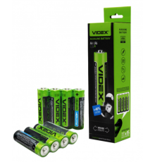 Батарейка Videx Alkaline АА R6 (пальчикова) 1,5В Зелена 1шт. (40)