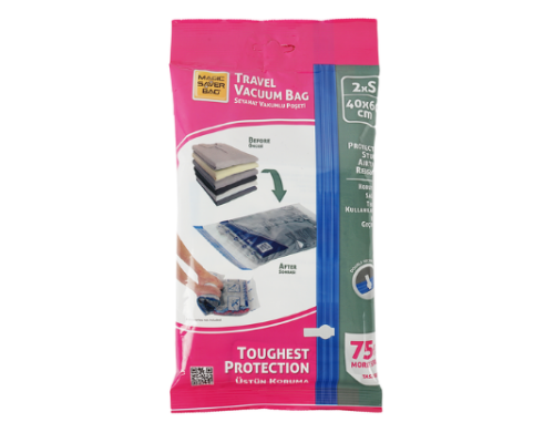 Вакуумний пакет для одягу, набір 2 шт., Roll Up, S (40х60 см)
