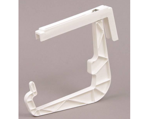 Кріплення для балконного ящика, білий флок