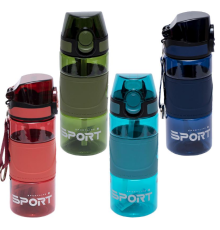 Пляшка для води пластик DB-1324 500ML