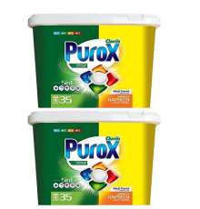 PUROX UNIVERSAL капсули гелеві для прання п'ятикоміркові 35шт х 19г box