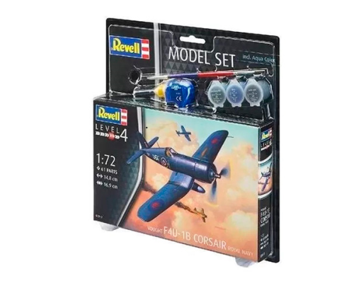 Збірна модель-копія Revell набір Винищувач F4U «Корсар» рівень 4 масштаб 1:72