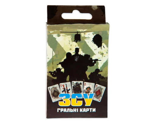 Настільна гра Strateg ЗСУ карткова українською мовою (30287)