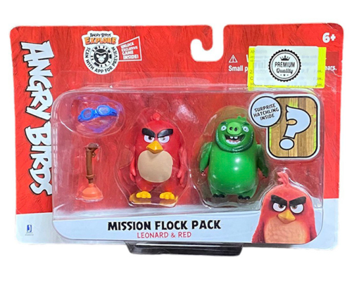 Ігрова фігурка Jazwares Angry Birds ANB Mission Flock Бомб и Чак