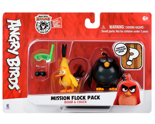 Набір Angry  Birds ANB Mission Flock Бомб  та Чак