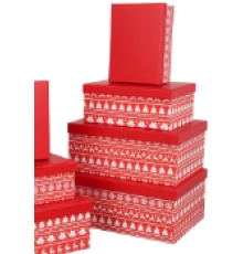 Новорічна подарункова коробка 73-5542 №7