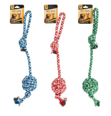 Канатна іграшка для собак 42 см з вузлом