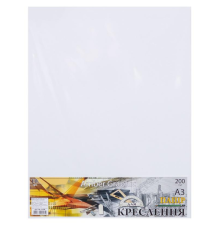 Папір для креслення А3 AmberGraphic "Графіка" 10 аркушів, 200г/м²