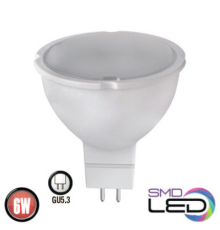 Лампа світлодіодна 6W 6400K GU5.3