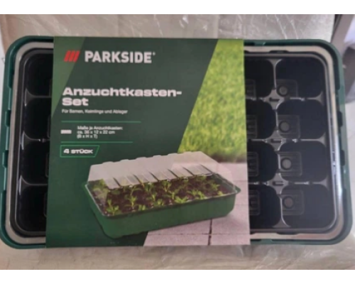 Набір міні-теплиць для розсади Parkside (4 одиниці)