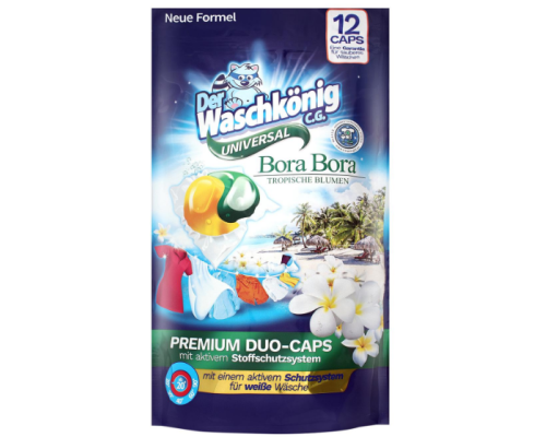 WASCHKONIG UNIVERSAL Bora Bora Duo caps капсули д/прання 12шт