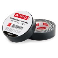 Ізоляцiйна стрiчка  чорна 0.14х17 мм 10 м  (APRO)