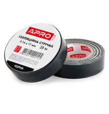 Ізоляцiйна стрiчка  чорна 0.14х17 мм 10 м  (APRO)