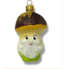 Скляна іграшка 1092 Гриб-боровик