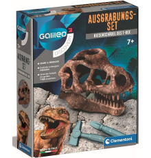 Розкопки Гігантський череп тиранозавра Clementoni