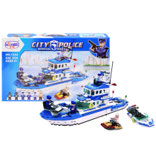 Конструктор "СITY" "Поліцейська берегова охорона" 530дет 1202 (Р) р.53*30,5*7см