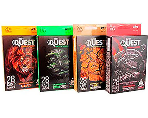 Карткова квест-гра "BEST QUEST" (укр.) (32) ((16)) 4 види