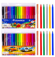 Фломастер 18 кольорів "Фломики" "C" CR550-18