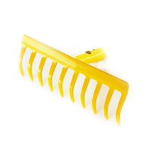 Граблі прямі 245×88 мм 10 зубів 0,39 кг  (СИЛА)