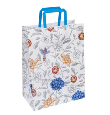 Пакет паперовий КРАФТ білий 25х15х34, 5см KGB 113633