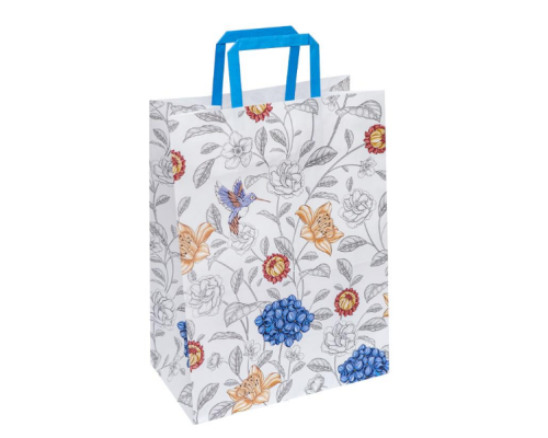 Пакет паперовий КРАФТ білий 25х15х34, 5см KGB 113633