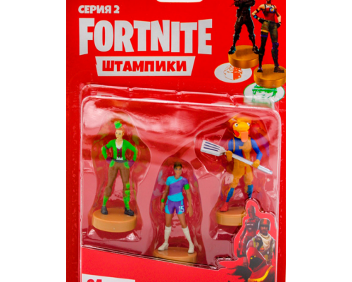 Набір з 3 фігурок колекційних Fortnite (Фортнайт), 7,5 cm (см), 24 види, 3+