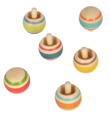 Набір дерев'яних дзиг 3+