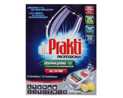 DR. PRAKTI Таблетки д/посудомийних машин 90шт