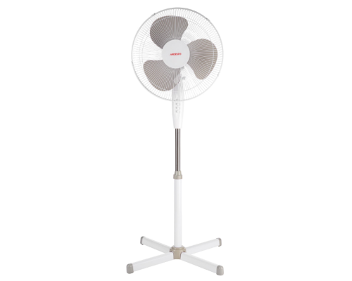 Вентилятор ARDESTO підлоговий, 40см, 45Вт, опора хрестовина, білий