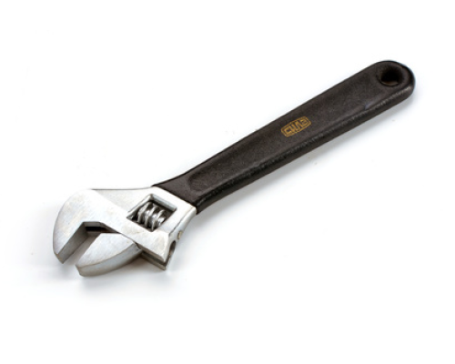 Ключ розвідний прогумований CrV 0-25 мм 200 мм 310656