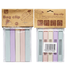 Набір затискачів для пакетів 5шт 9,5*1,5*1,2см