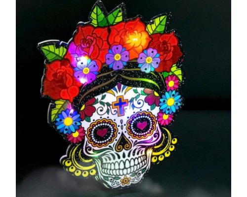 Декор з LED-підсвіткою на Halloween 26*17*1см 601-1