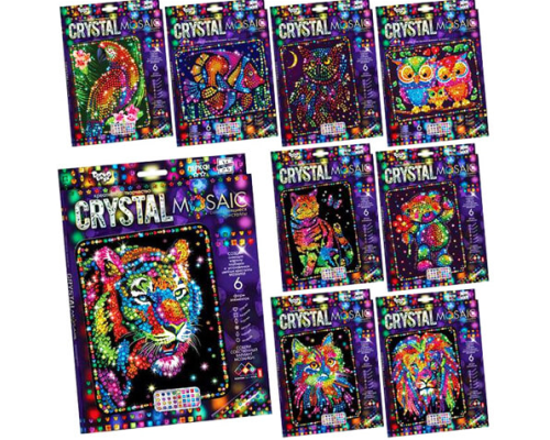 Комплект креативного творчества CRYSTAL MOSAIC (20) 7272