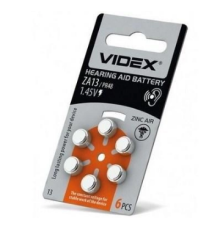 Батарейка Videx ZА13 1.45В 1шт.