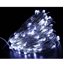 Гірлянда 2АА+USB LED 3м Холодний білий (300)