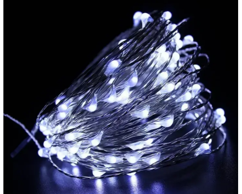 Гірлянда 2АА+USB LED 3м Холодний білий (300)
