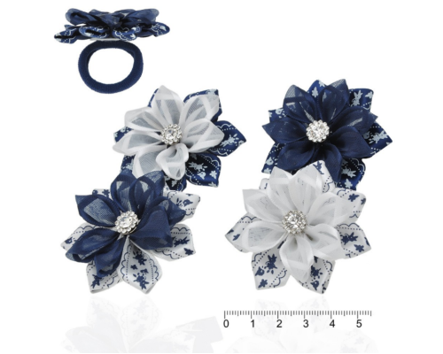 Резинка-бант для волосся 1шт 5см (74-14526)