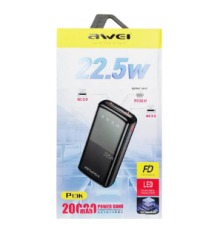 Мобільна Батарея Power Bank Awei 20000mAh 22,5W 9610