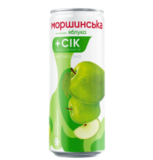 Моршинська зі смаком яблука н/г 0,33л ж/б напій 12 б