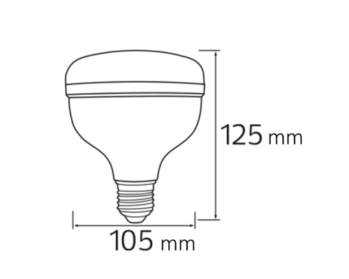 LED Лампа 30W Е27 6400К CRYSTAL-30 HOROZ