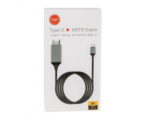 Кабель Type-C/HDMI 2m 4k (A41) (Чорний)