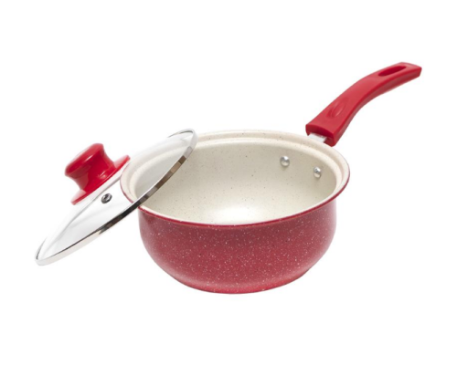 Сотейник "мармурова крихта із кришкою 16х8см