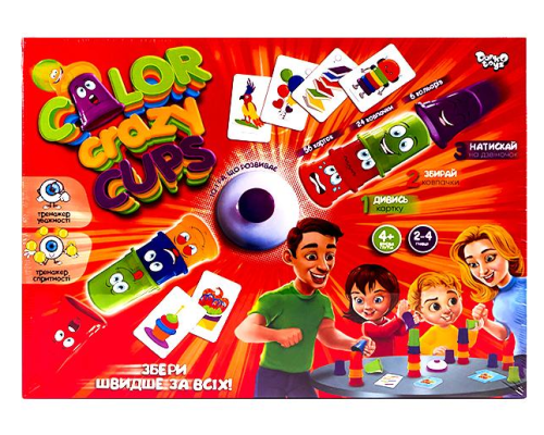 Настільна розважальна гра "Color Crazy Cups" УКР CCC-01-01U