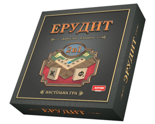 Настільні ігри "Ерудит 2 в 1" Преміум