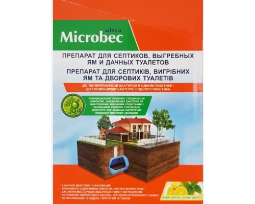 Bros Засіб д/септиків,вигрібних ям та дворових туалетів 25г Microbec