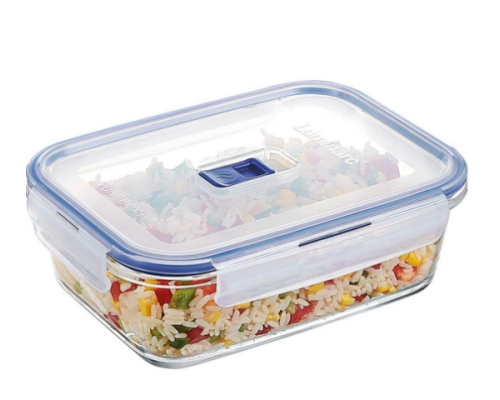 P3546 Ємність для їжі прямокутна з кришкою 380мл «Luminarc» Pure Box Active