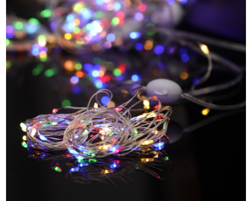 Гірлянда 3АА+USB LED 5м multicolor (300)