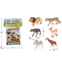 Набір Сафарі тварини 6шт в наборі №303-405